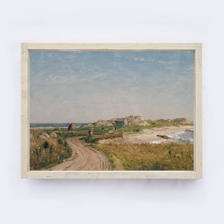Vintage Print Framed | Rhode Island Seaside A43 for wholesale by Hoekstra Decor