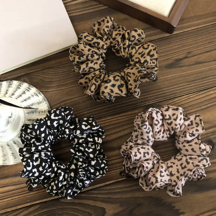Double Layer Scrunchie Retro Low Ponytail HairTie_CWAHA07861 for wholesale by ACCITY