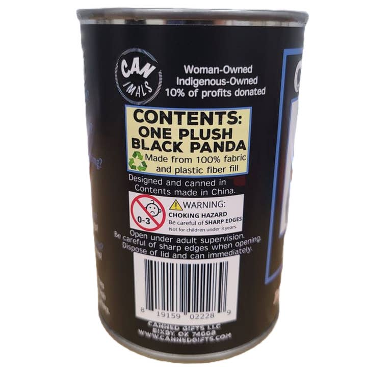 Canned Gifts - Wholesale Stuffed/Plush Toy - Kids & Baby - Canned Panda | Stuffed Animal Zoo Plush | Funny Jokes5