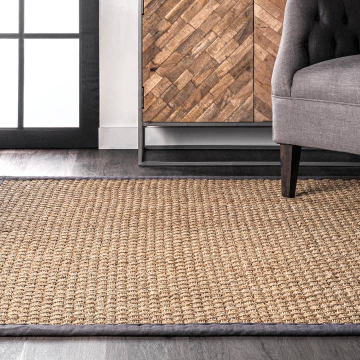 nuLOOM - Wholesale Area Rug - Hesse Checker Weave Seagrass Indoor/Outdoor Area Rug24