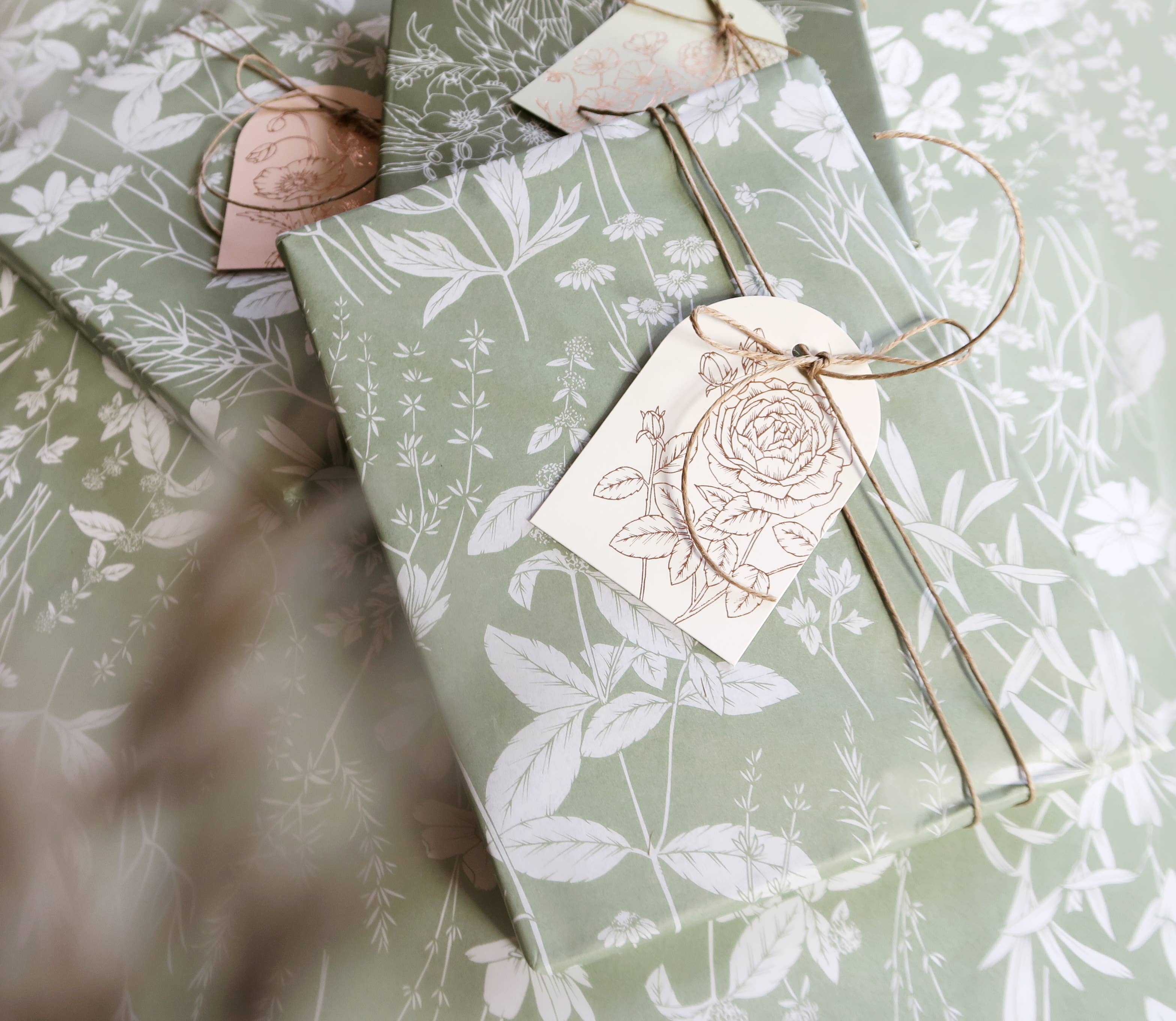 Typoflora - Wholesale Tissue Paper - Tissue Paper - Herbs in Sage4