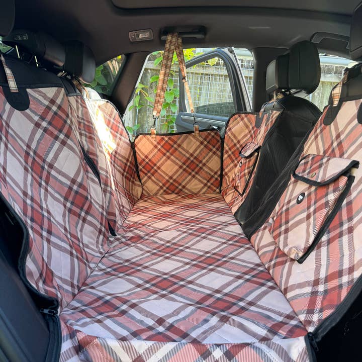 Kensington: Deluxe Hard Base Hammock Car Seat Cover for wholesale by Pablo & Co. Boutique