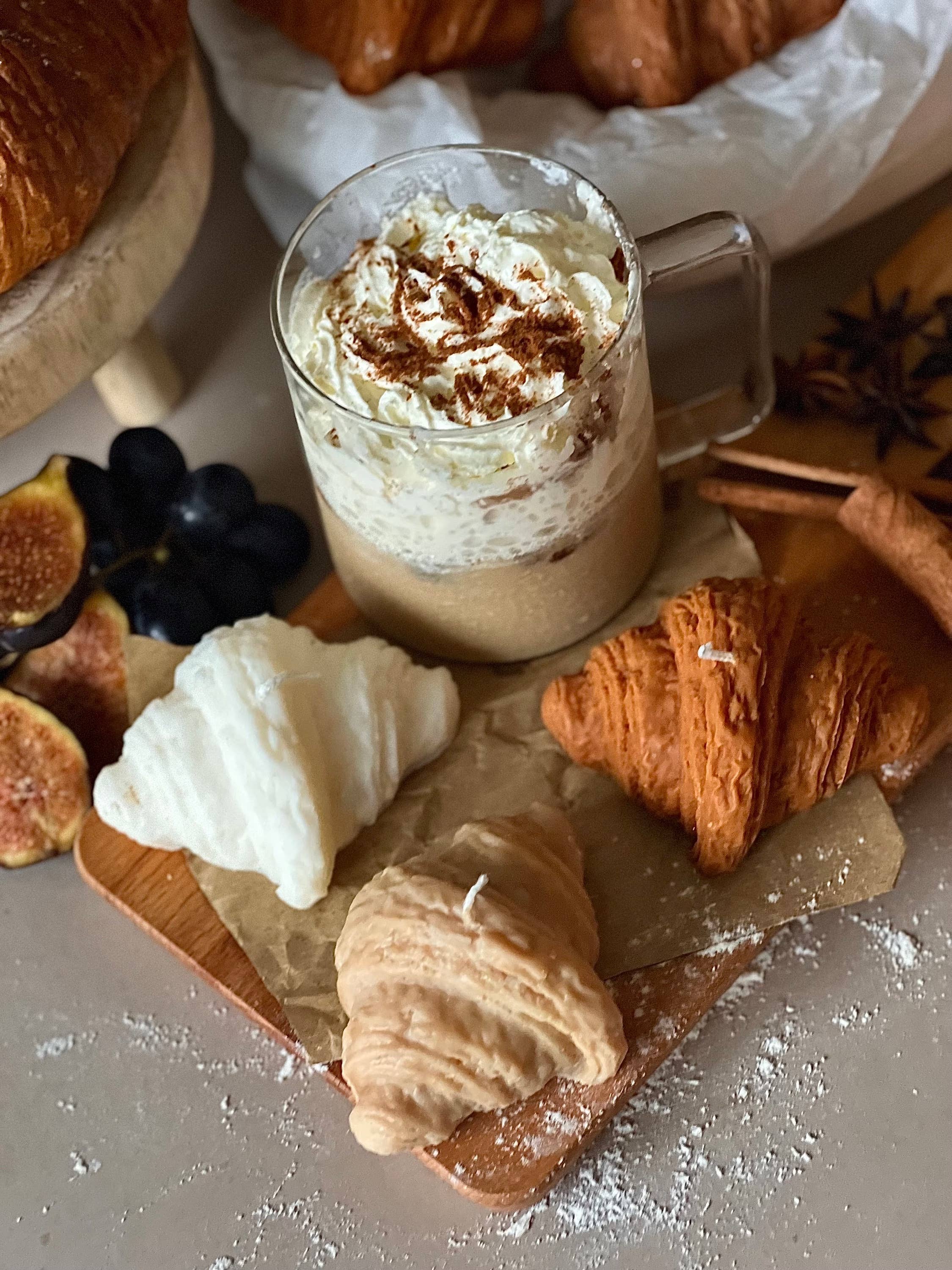 Maison Bohiti - Wholesale Novelty Candle - Soy Wax Croissant Candle|Bakery candle|Breakfast candle0