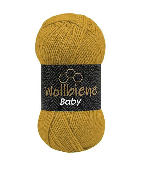 Wollbiene – Engroshandel Garn – Wollbiene babystrikkegarn 100 g, anti-fnuller til hækling og strik22