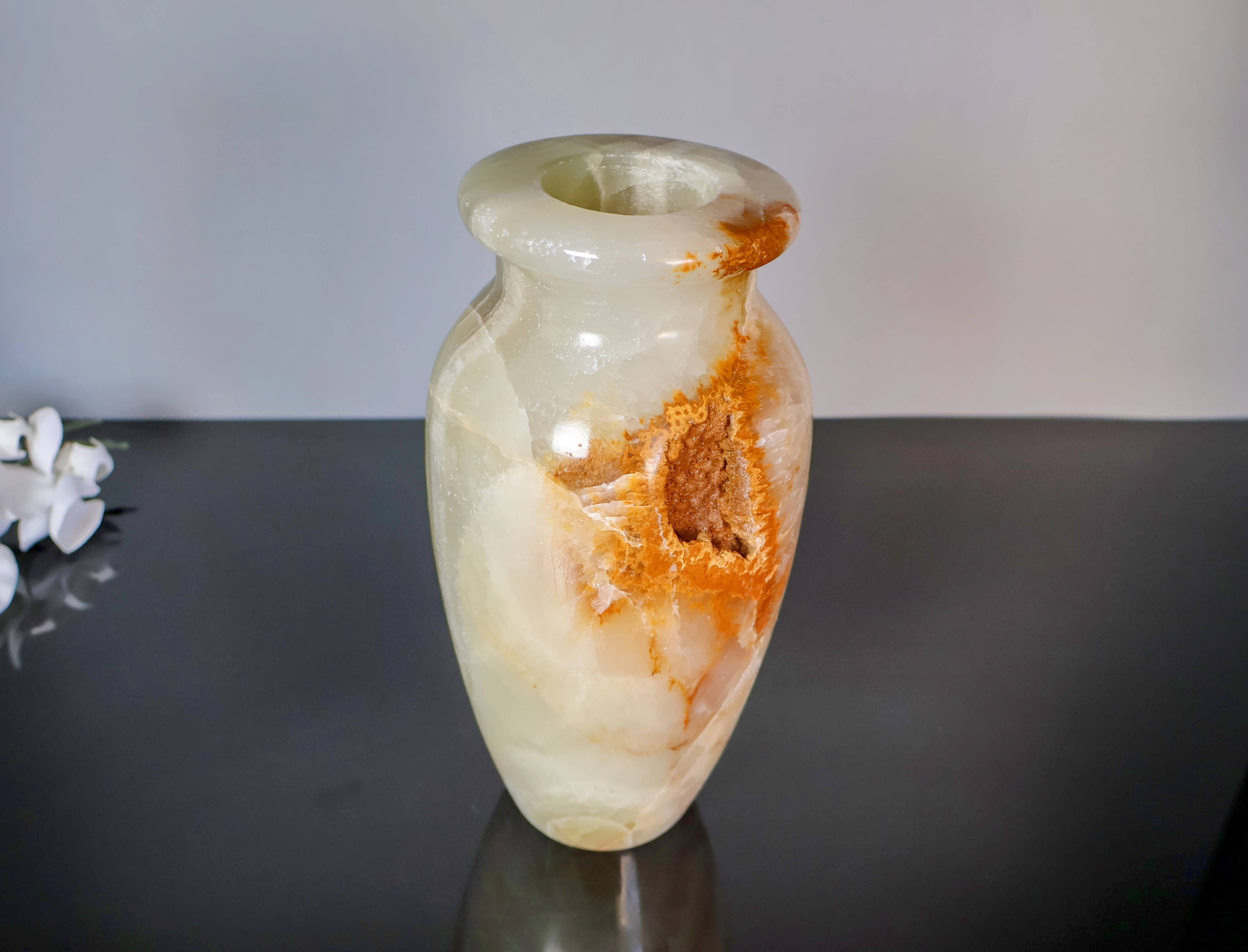 OnyxBowl - Wholesale Vase - Unique Onyx Flower Vase, Luxury Home Decor Stone Art4