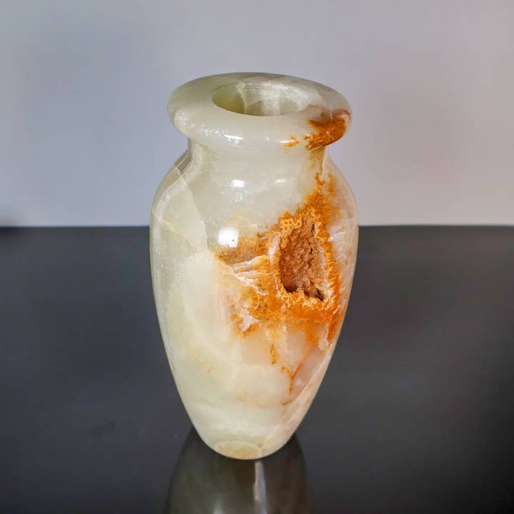 OnyxBowl - Wholesale Vase - Unique Onyx Flower Vase, Luxury Home Decor Stone Art4
