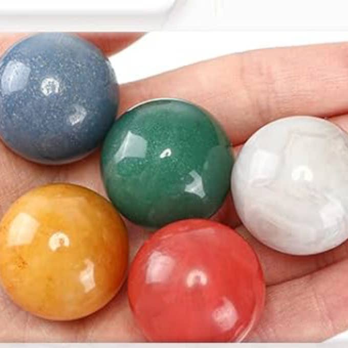 Wax Apothecary - Wholesale Spiritual Stone/Crystal - 1" Gemstone Crystal Ball Stone Sphere Orb Assortment