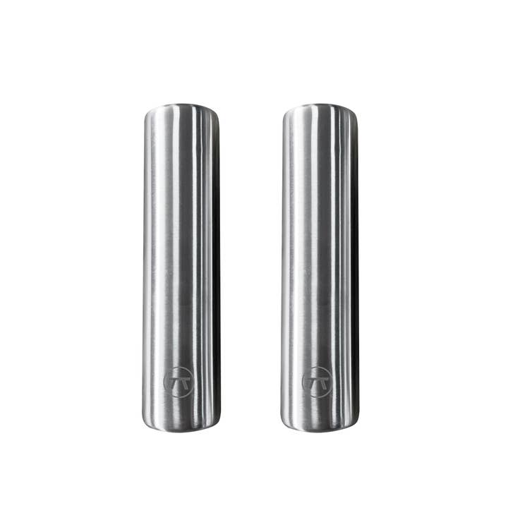 Fox Run Brands - Wholesale Ice Pack - Outset Stainless Steel Cylinder Ice Packs,Set of 2,6.3"x1.6"