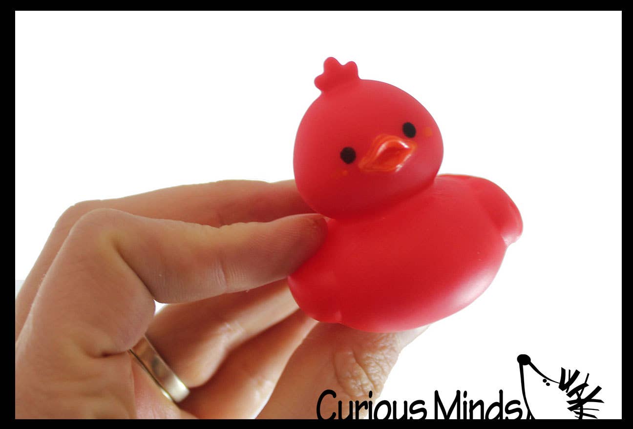 Curious Minds Toys - Wholesale Bath Toy - Baby - 1 Cute Kawaii 2" Rubber Ducks - Rubber Duckies Baby Duckling4
