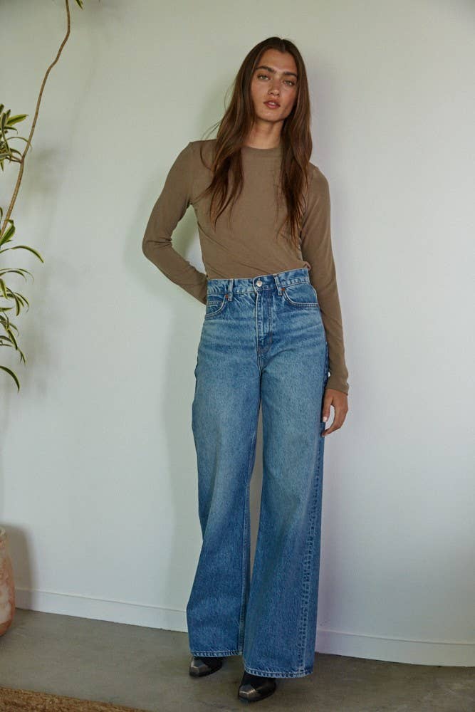 By Together - Wholesale Knit Top - Women's - L7464 | Knit Mock Neck Long Sleeve Pullover Top6