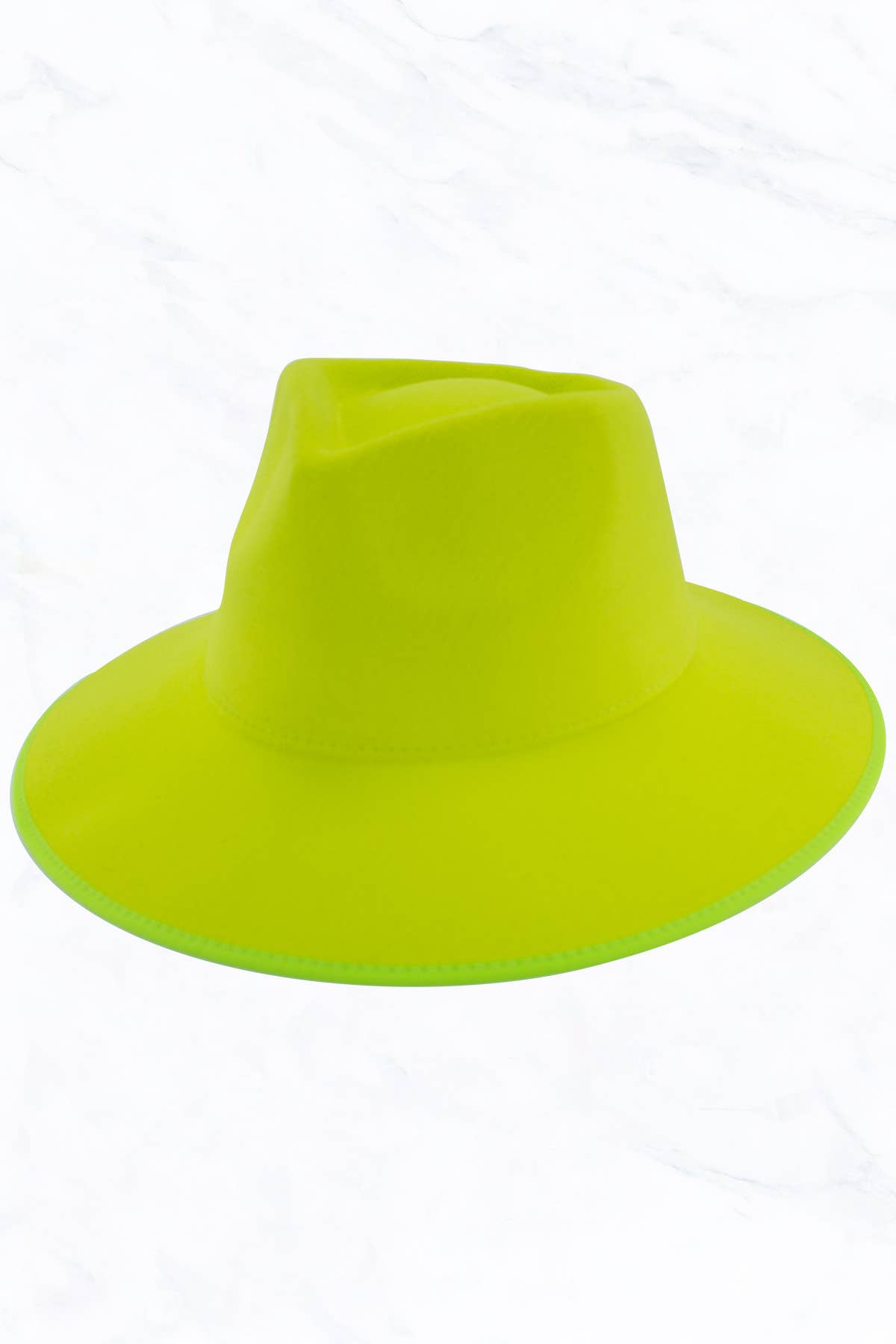 Suzie Q USA - Wholesale Fedora - Women's - Wrap of Edge Teardrop Shape Top Big Brim Hat13