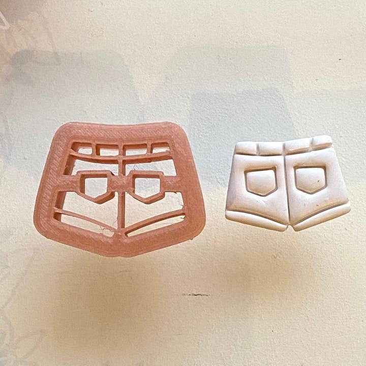 Shorts Clay Cutter / Polymer Clay Cutter / Polymer Clay Tool for wholesale by EllaRaeMouldsVinyls