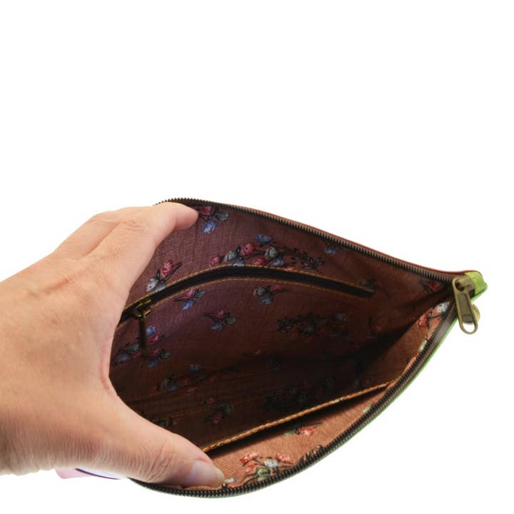 Lakshmi Recycled Leather Handbag for wholesale by Miss Milly Limited