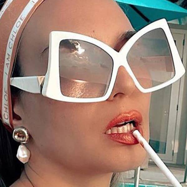 Sheer Trend - Wholesale Sunglasses - Women's - Sun-Protection Geometric Sunglasses Accessories