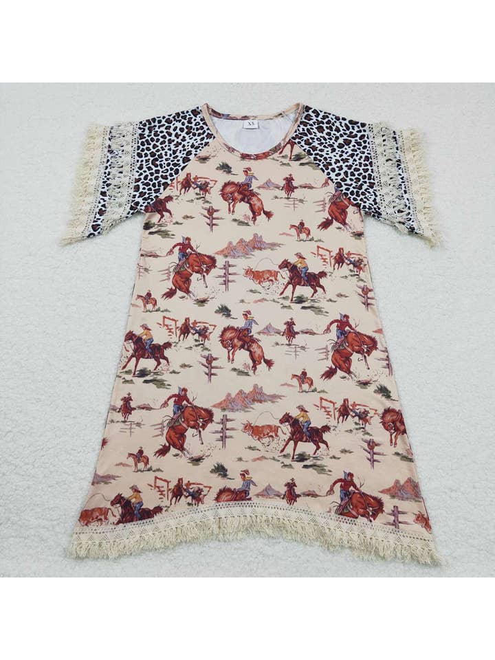 Aier Wholesale - Wholesale T-Shirt - Women's - Women Adult Western V-Neck Cowboy Short Sleeve Tee Shirts To