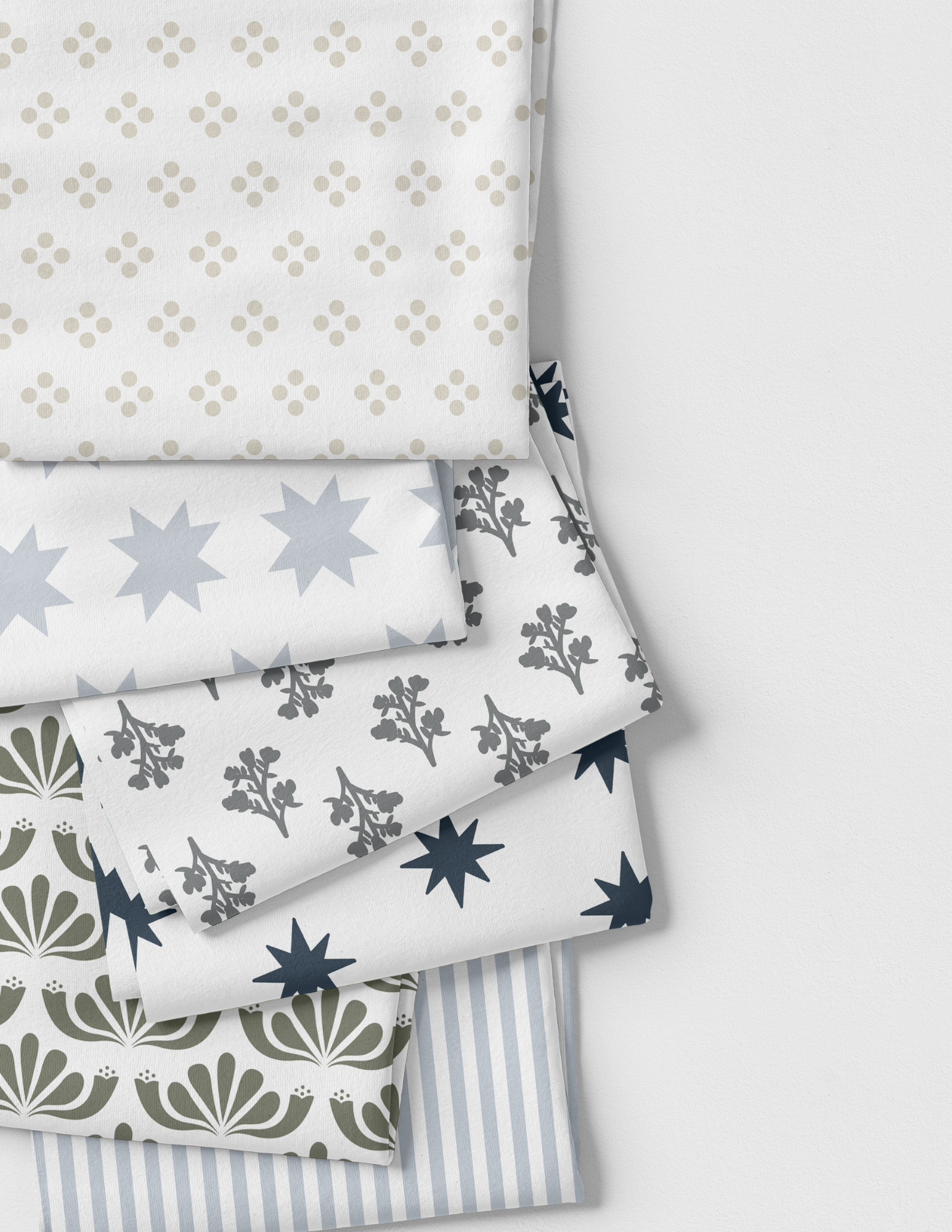 Heirloomed Collection - Wholesale Tea Towel - Signature Pattern Tea Towel Oatmeal Vintage Dot3