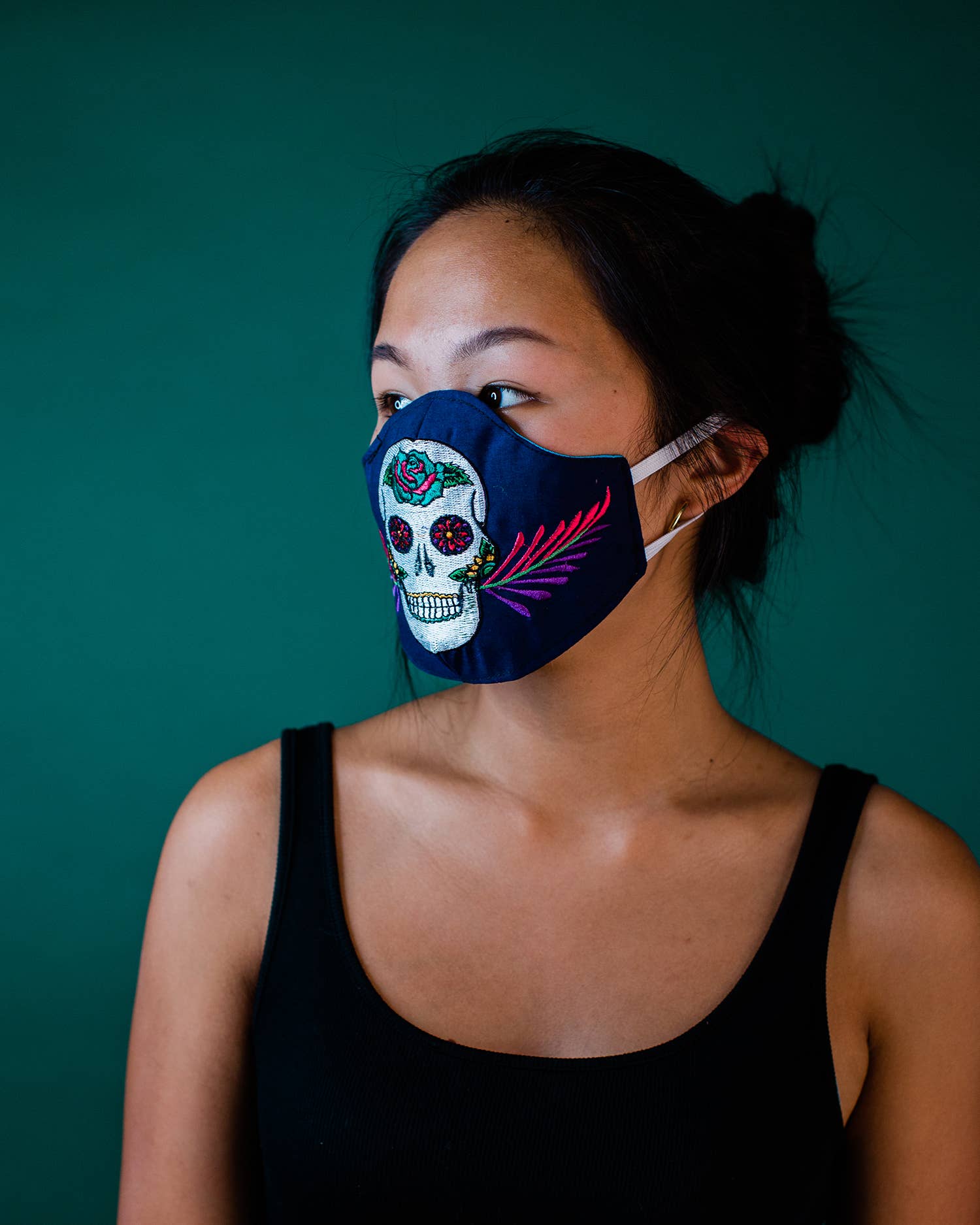 Lucia's Imports - Venta al por mayor Mascarillas desechables no quirúrgicas - Mascarilla Sugar Skull (25% de descuento)1