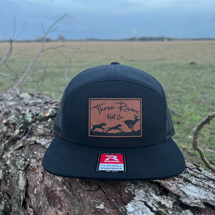 Three Rivers Hat Co. - Wholesale Trucker Hat - Unisex - Deer Dog Hunting - Flatbill Snapback - Richardson 168 7 panel4