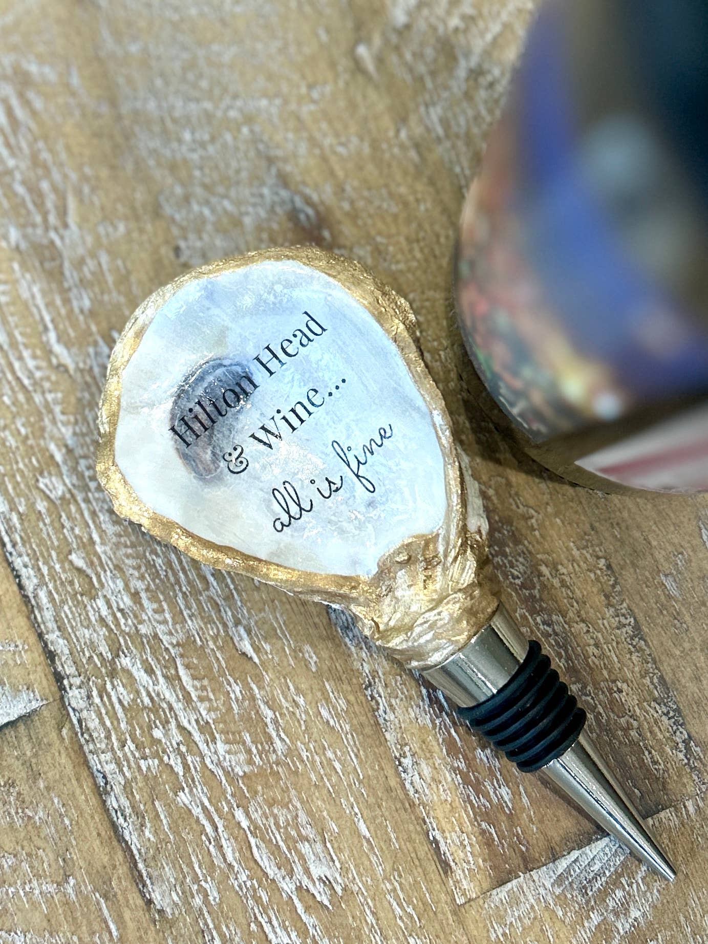 Coast and Cork - Venta al por mayor Tapones de vino - Hilton Head y vino... todo está bien / Tapón de botella, corcho2