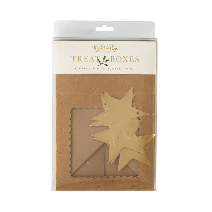 MEM1010 - Christmas Memories Kraft Cookie Boxes for wholesale by My Mind’s Eye