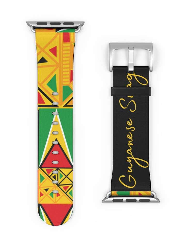 Correa de reloj guyanesa para venta al por mayor de Guyanese Swag