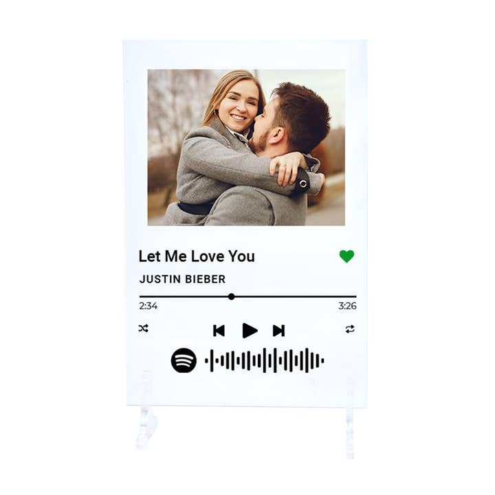 Personalized Spotify Acrylic Song Plaque with Picture & Code for wholesale by CanvasChamp