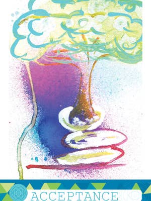 Acceptance Journal Card for wholesale by Unruly Femme