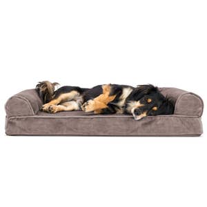 Chewy Vuiton Dog Bed  Plush pet bed, Designer dog beds, Designer pet beds