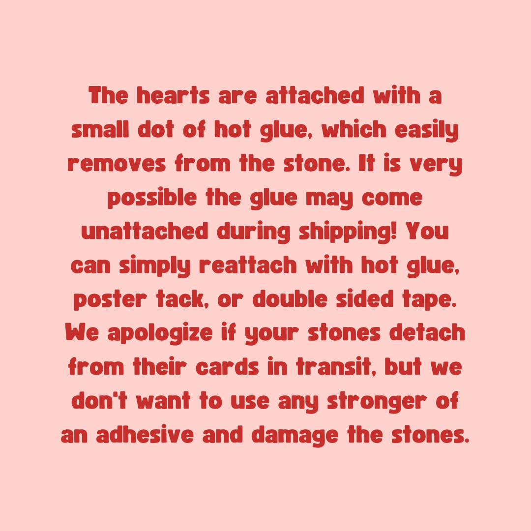 Pebble House - Vendita all'ingrosso Pietra/cristallo spirituale - Biglietto di Auguri Mini con Cuore e Cristallo « You're a Gem! » - Cristalli e Pietre7