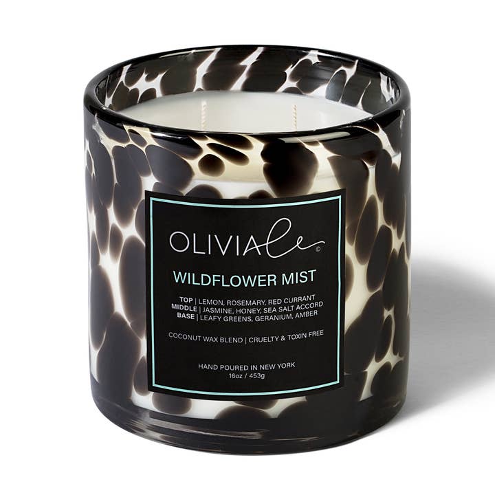 Wildflower Mist Leopard Kaars voor wholesale door Olivia Le