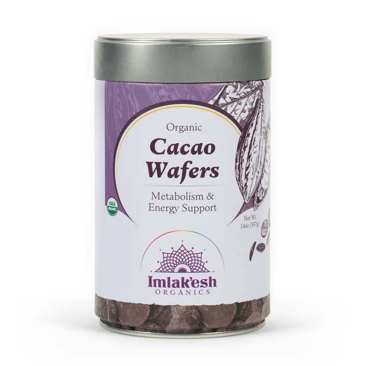 Cacao Wafers, Organic (14oz) for wholesale by Imlakesh Organics