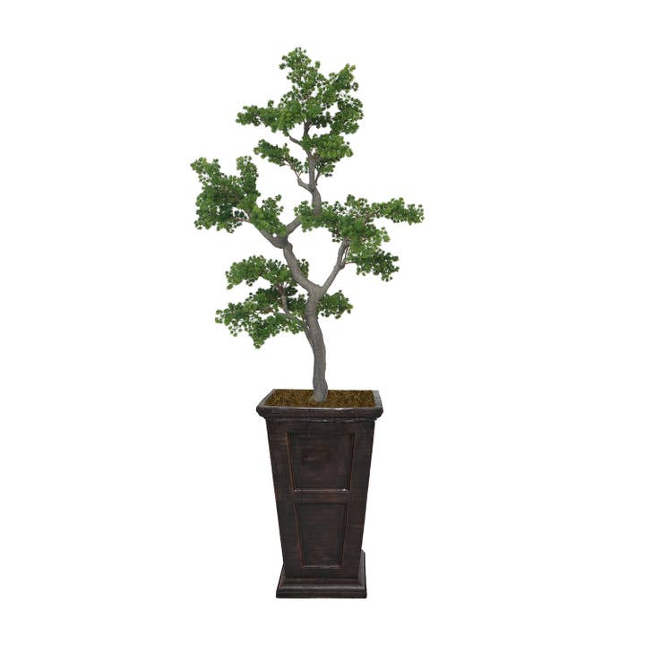 74" Artificial Faux Bonsai Tree | Real Touch Faux Bonsai Tre for wholesale by Vintage Home