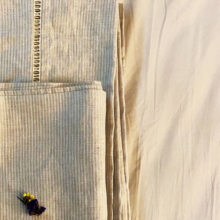 Hampa-lakan i fiskbensväv - Dharti för wholesale av Pravaah