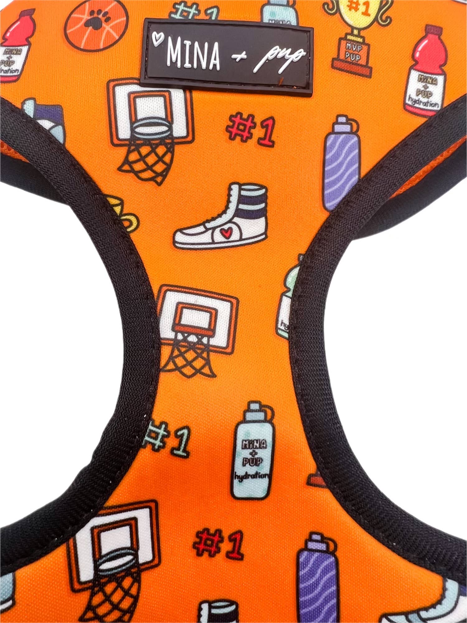 Mina + Pup - Wholesale Pet Harness - Dog - Got Game? Basketball and Sports Adjustable Dog Cat Harness2