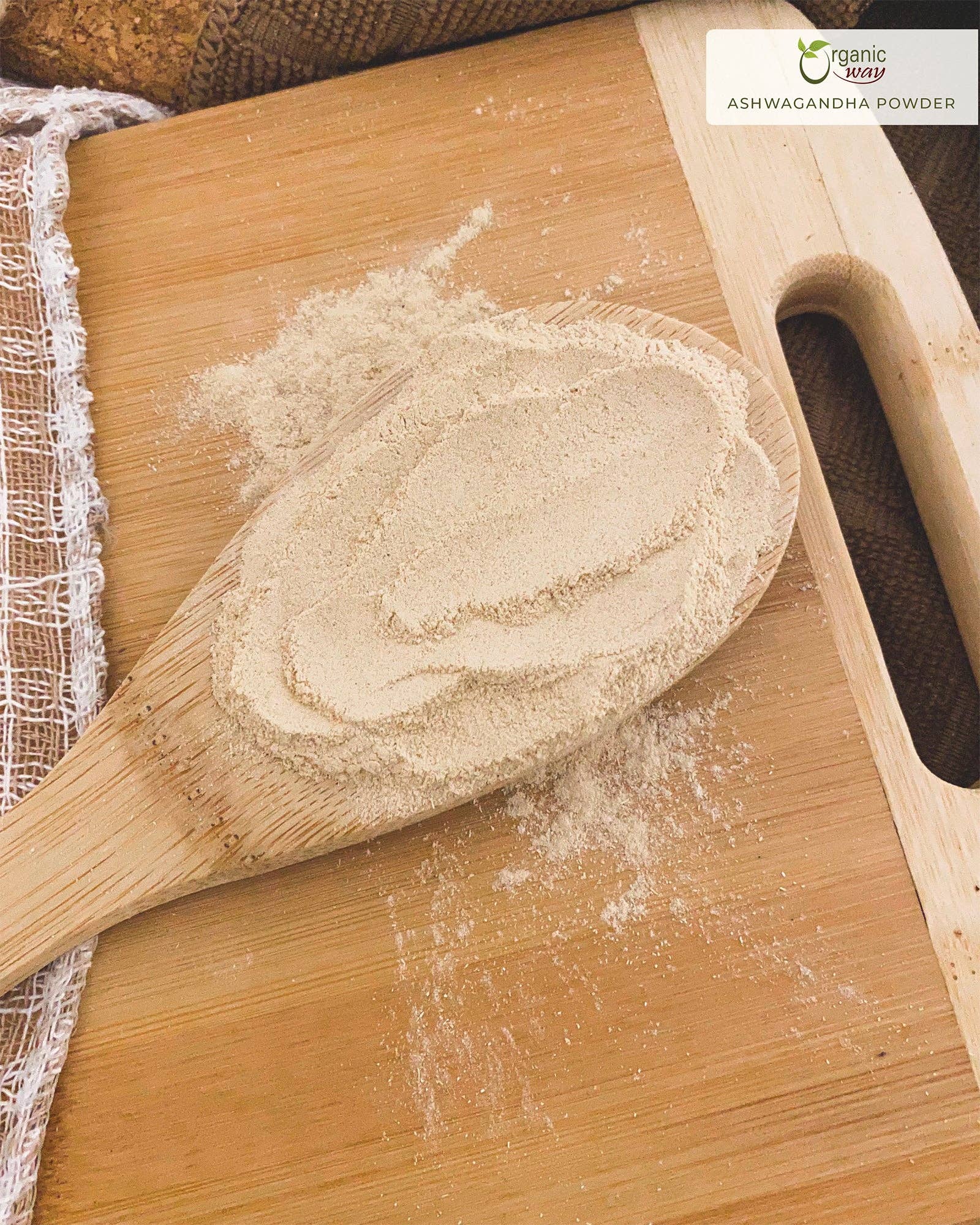 Organic Way LLC - Vendita all'ingrosso Proteine/superfood in polvere - Polvere Premium di Radice di Ashwagandha (Withania somnifera) - Certificata Kosher | Vegana | Non OGM e Senza Glutine | Certificazione USDA | Origine India2