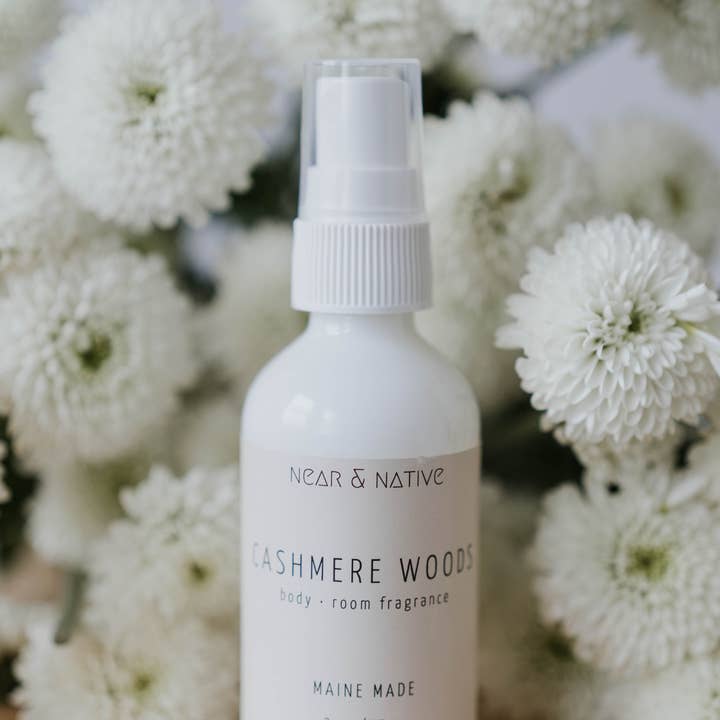 Near & Native Candles - Wholesale Room & Linen Spray - Cashmere Woods Room & Body Mist