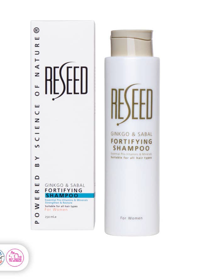 RESEED Ginkgo and Sabal Fortifying Shampoo for Women 250 ml (SLS Free) for wholesale by Reseed Hair