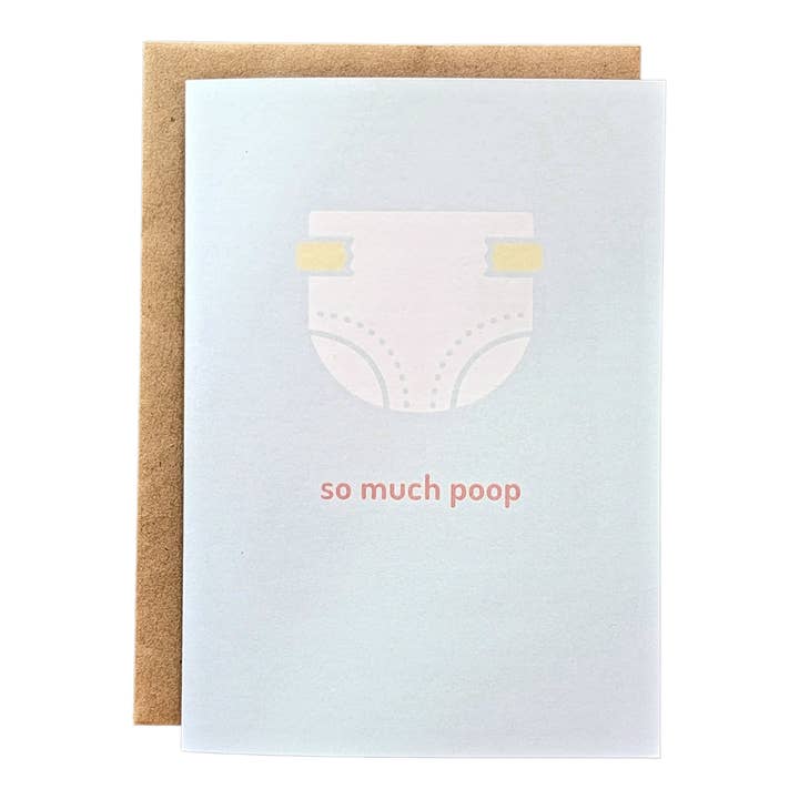 Thanks You're Welcome - Wholesale Baby Card - CLOSEOUT - so much poop