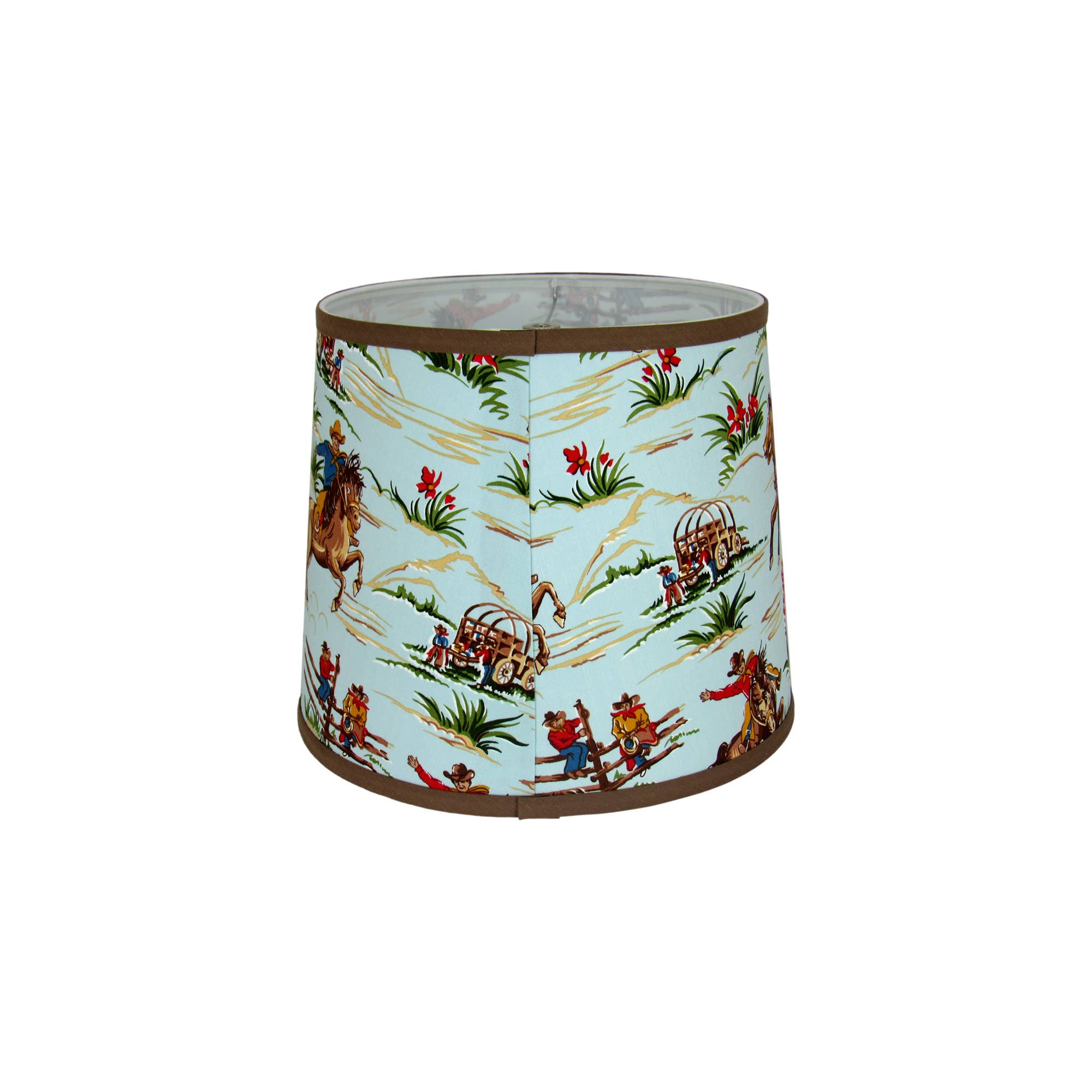 Albert Estate Ltd - Wholesale Lamp Shade - Vintage Western Cowboy Clip-On Lamp Shade1