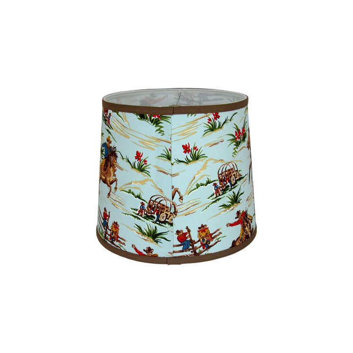 Albert Estate Ltd - Wholesale Lamp Shade - Vintage Western Cowboy Clip-On Lamp Shade1