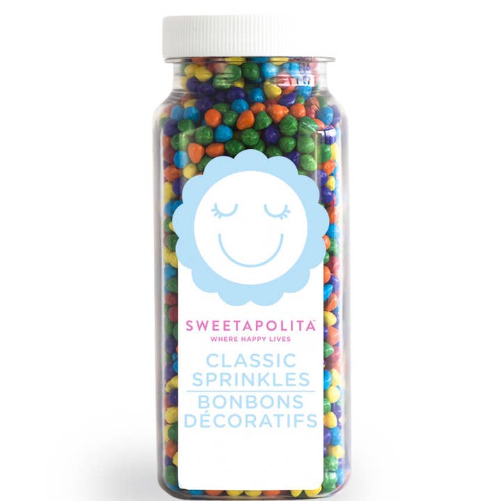 Sweetapolita - Wholesale Sprinkles - RAINBOW BIT CHIPS CLASSIC SPRINKLES 4oz Bottle1