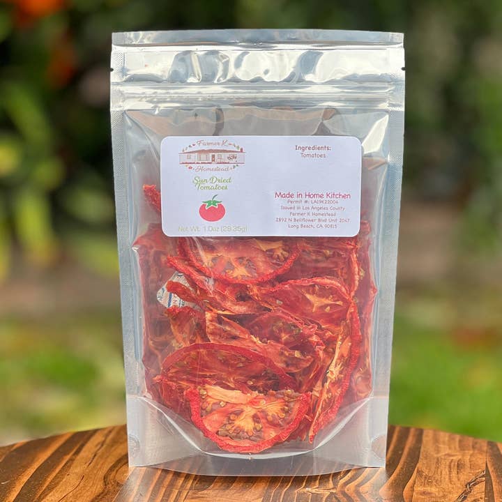 Sonnengetrocknete Tomaten - 1,0 Unzen für den Großhandel von Farmer K Homestead