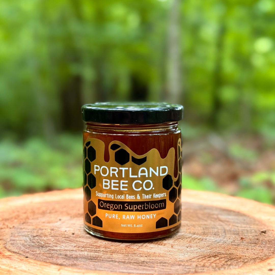 Portland Bee Balm - Wholesale Honey - Superbloom Raw Honey – Pure, Unfiltered 8.4 oz Jar4
