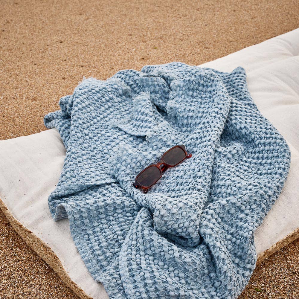 Jute Ivory Cotton Beach Mat for wholesale on Faire3