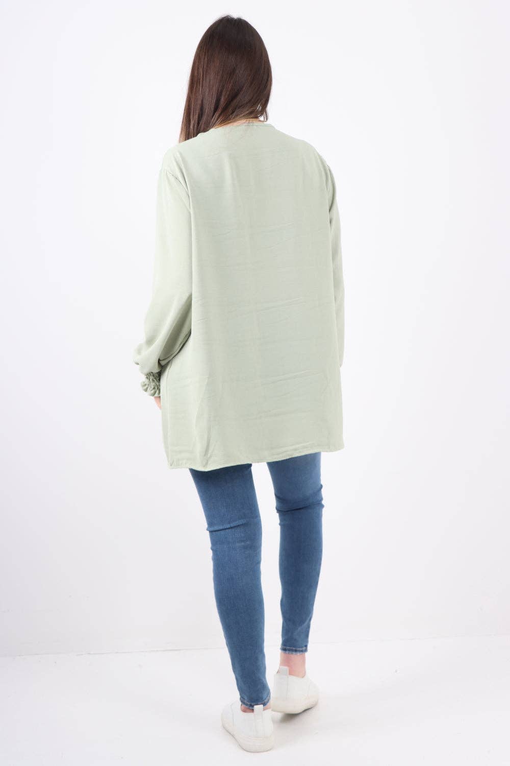 Miss Bold – wholesale Tunic – Women’s – Italian Shirred V Neck Long Sleeve Tunic Top19