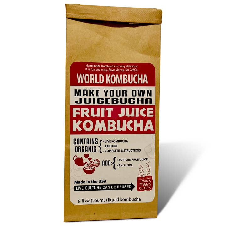 Make Kombucha with Fruit Juice Kit for wholesale by World Kombucha