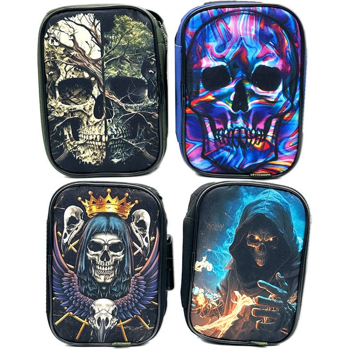 Novelty Brands - Wholesale Humidor/Cigar Accessory - Smokezilla Print Smell Proof Lock Bag Assortment - 4/Display7