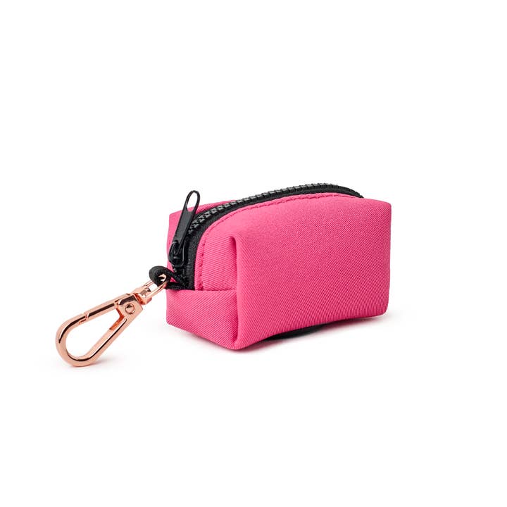Dogistryâ„¢ - Wholesale Pet Poop Bag Dispenser - Poop Bag Holder - Park Ave Pink