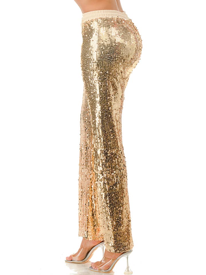 SALT - Wholesale Pants - Women's - (SP3964) Sequin Joggers (2 colors)10