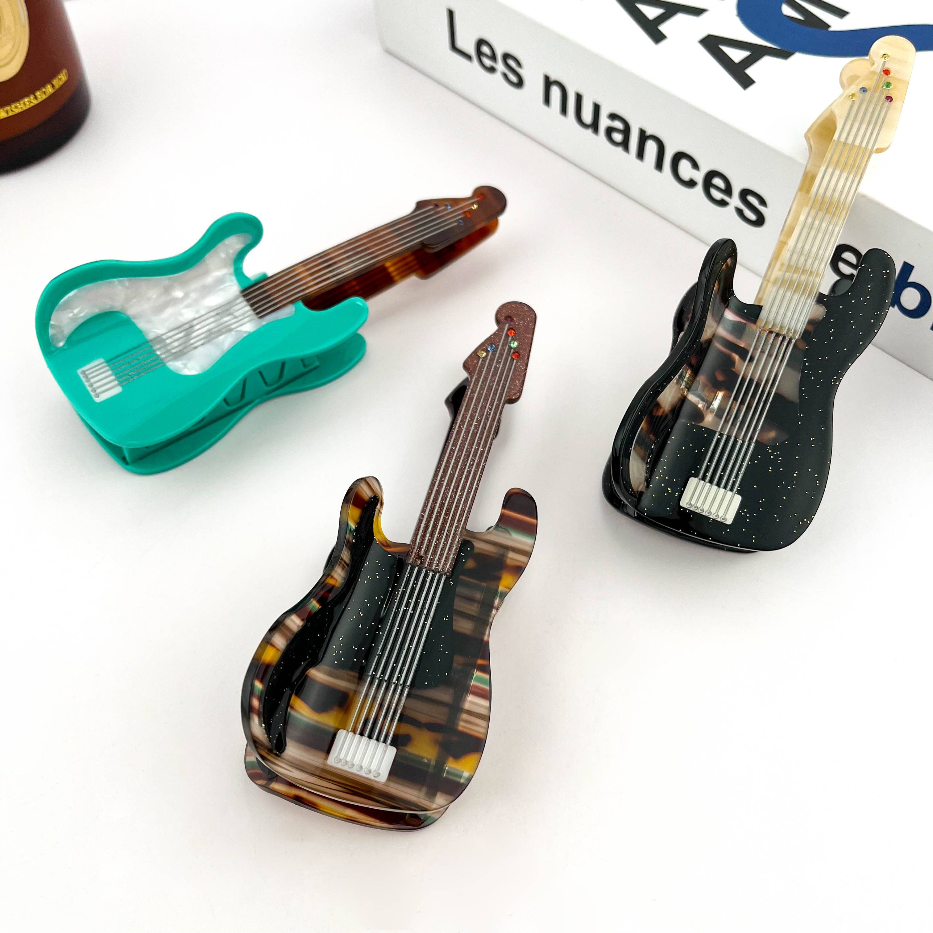 TheDivaSoap - Wholesale Hair Clip - Women's - Electric Guitar Claw Clip, Musical Instrument Hair Clip5